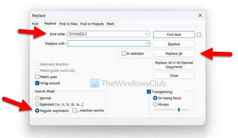 How can I delete empty new lines at the start and at the end of a .